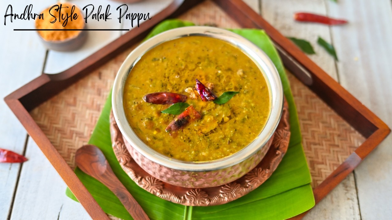 Andhra Style Palak Pappu