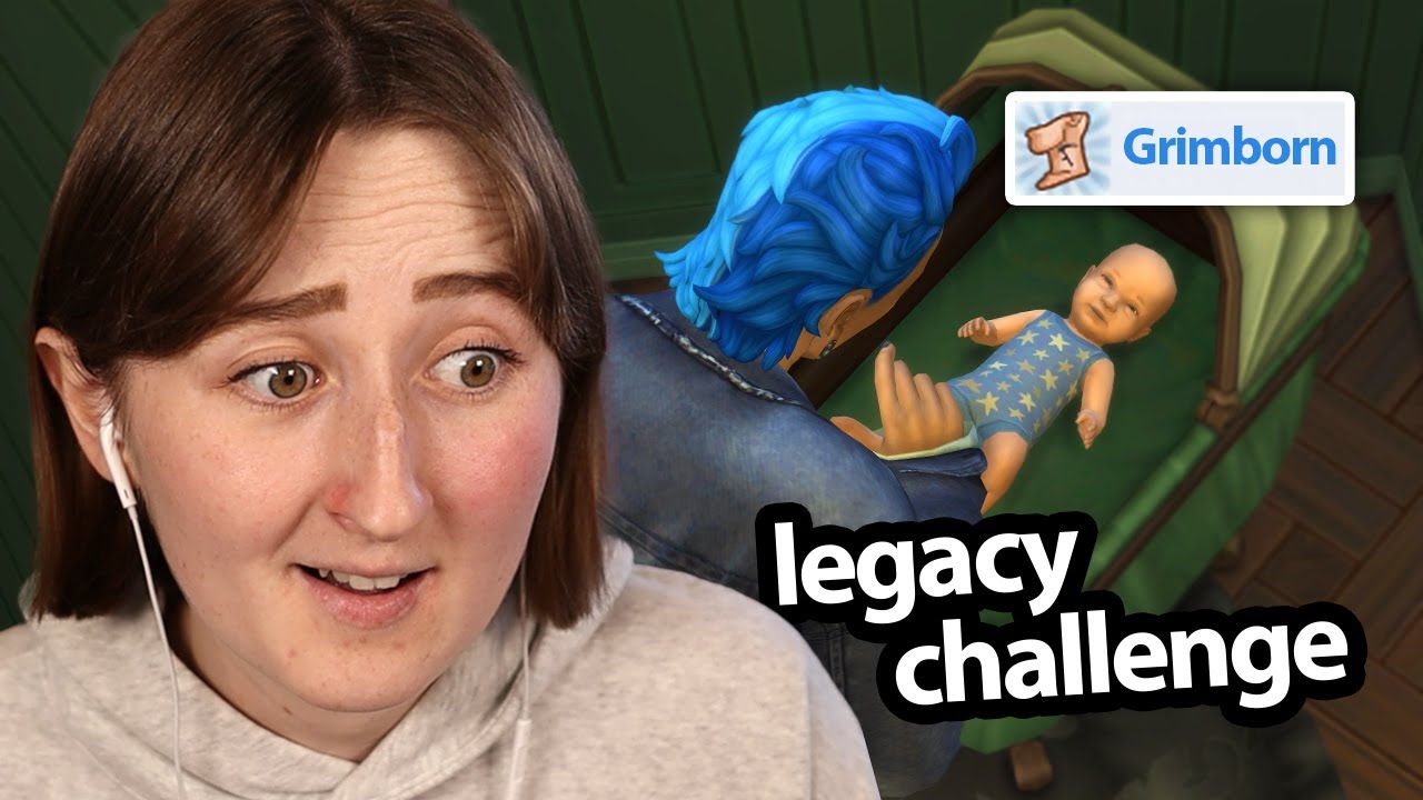my sim is having a baby with the GRIM REAPER??? | Nightmare Legacy Challenge #65