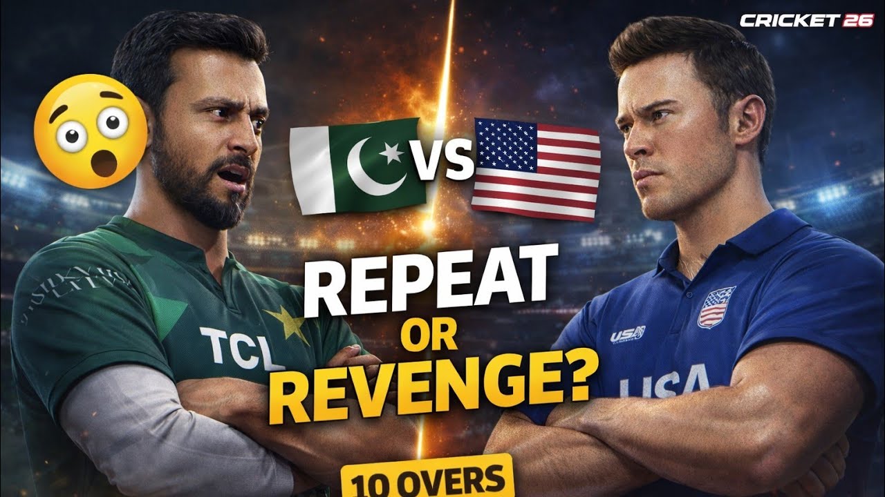 PAKISTAN vs USA 😱 | REPEAT OR REVENGE? | 10 OVERS | Cricket 26