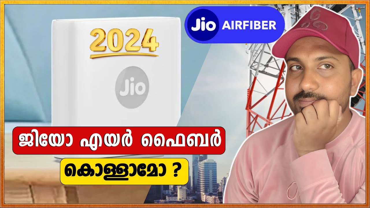 Jio airfiber 5G Update 2024 Malayalam | jio airfiber review malayalam speed Test
