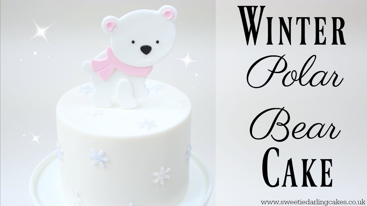 How to make a Christmas Polar Bear Cake
