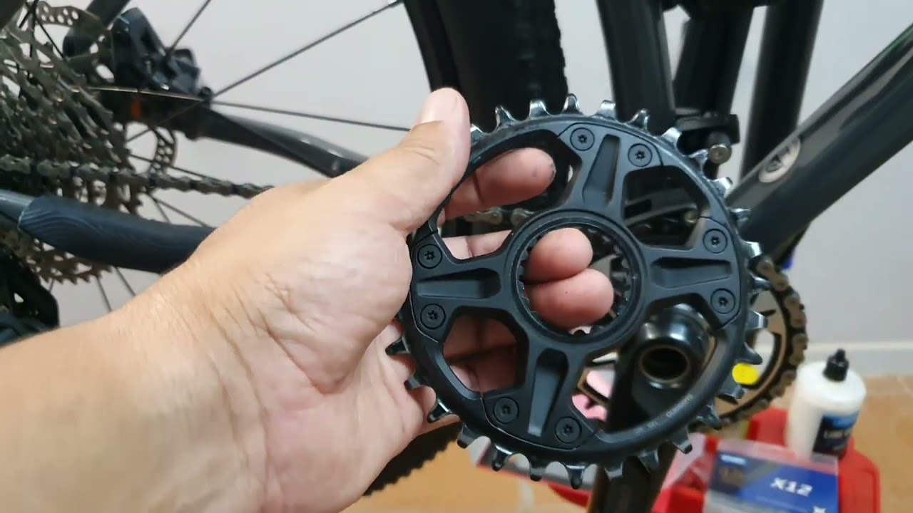 Upgrade Coroa Deore 6100 (Troquei a minha coroa de 32 dentes, por uma de 34 dentes