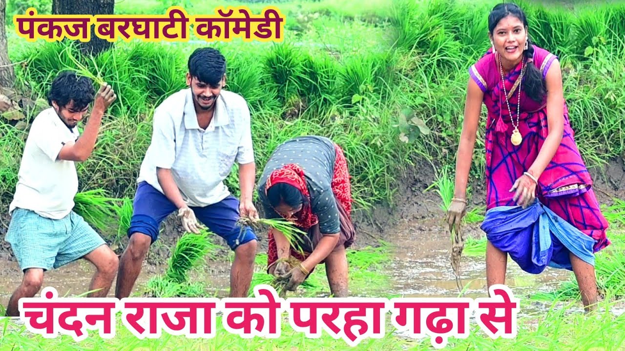 चंदन राजा को परहा गढ़ा से🤩,सिवनी बालाघाट के किसान ने मचाया माहौल 🔥,Pankaj Barghati Comedy,kheti