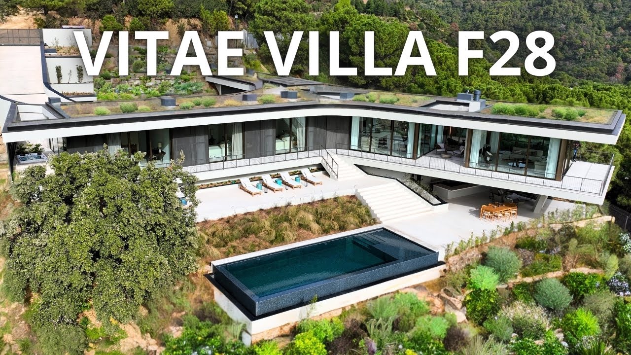 Touring Designer Home with Epic Architecture Embedded in Spanish Nature! Monte Mayor, Marbella!