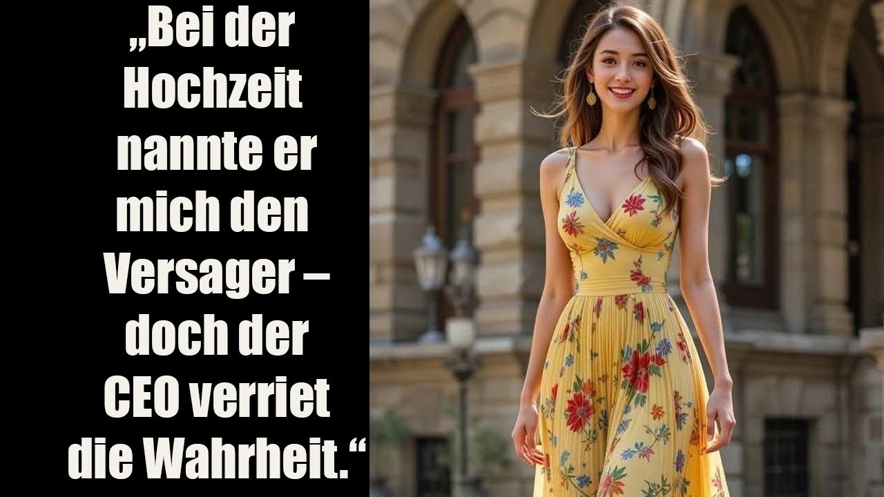 „Bei der Hochzeitsrede nannte mich mein Bruder ‚das Versagen‘ – dann meldete sich sein Chef zu Wort