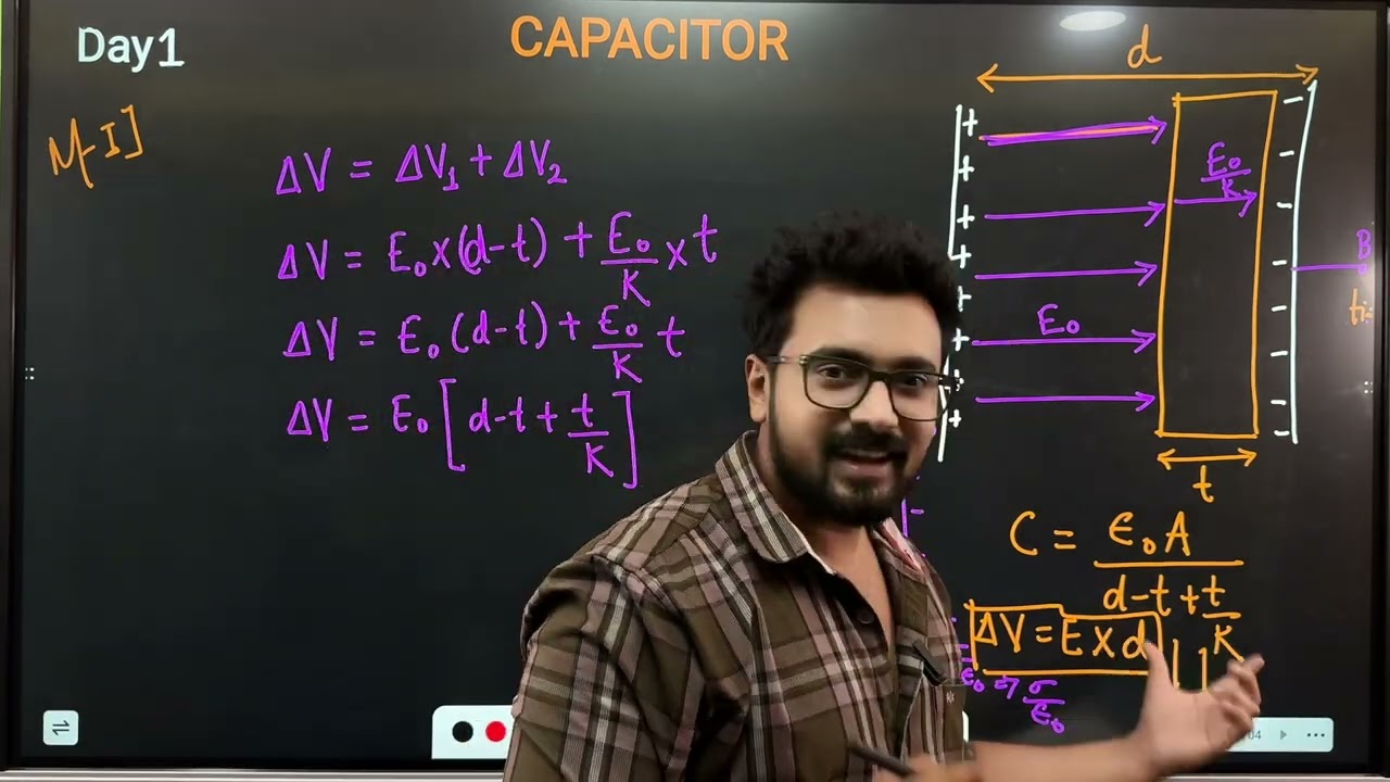 Chapter 2: Physics | Class 12th | Capacitor | Capacitor with partially filled dielectric  |UL💥