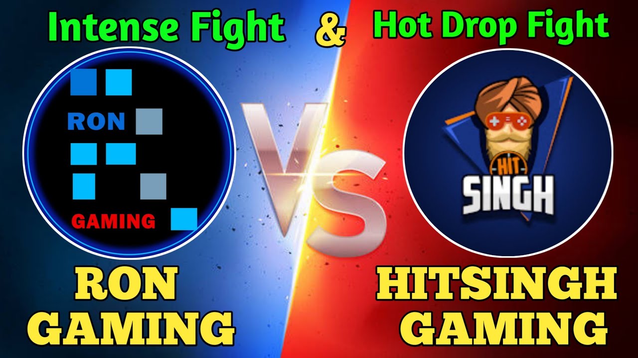 Ron Gaming Vs HitSingh Gaming | 😱 Intesne Fight | Yasnaya Polyana | Ron Squad Vs HitSingh Squad |