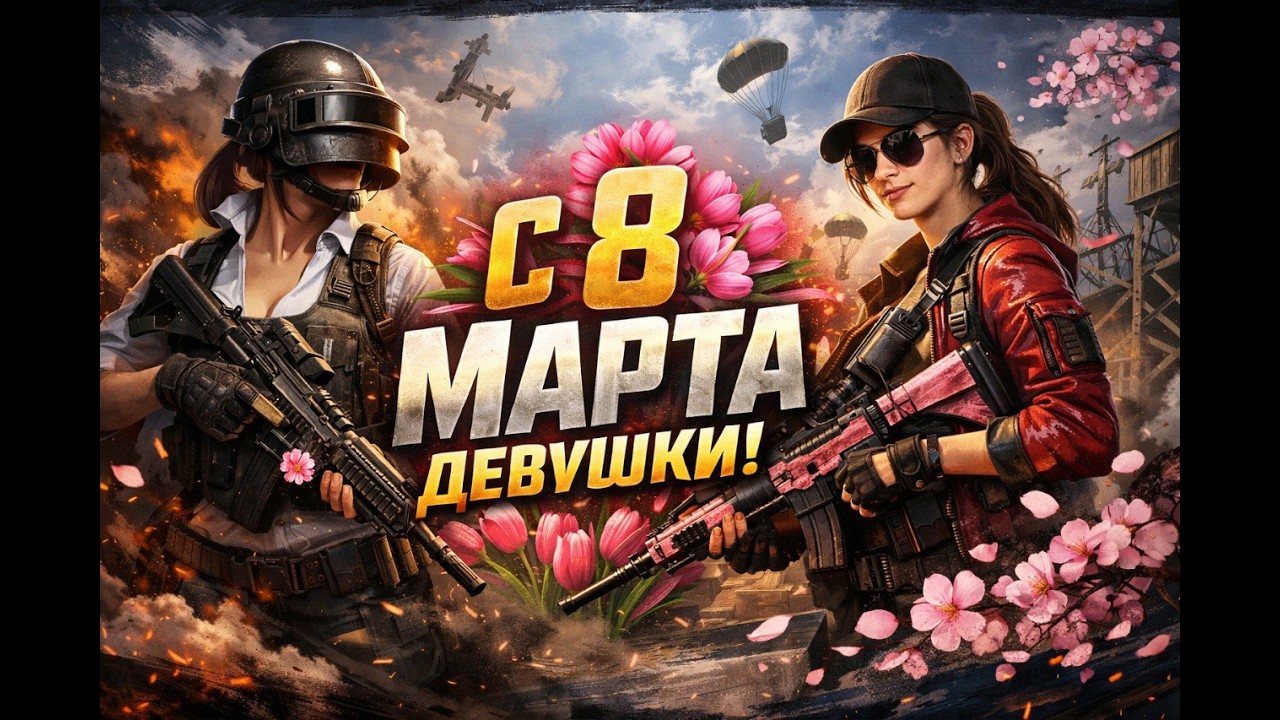 🔥МИЛЫЕ ДАМЫ С ПРАЗДНИКОМ !!!🔥PUBG 40.1