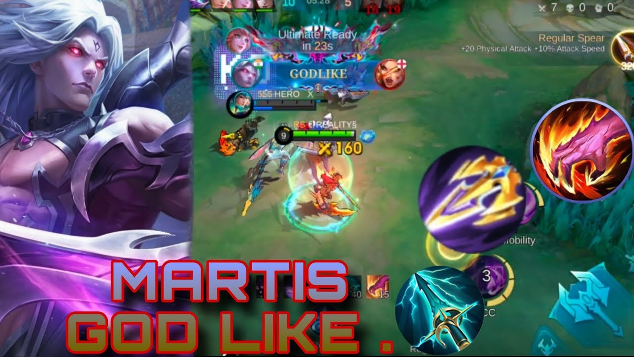 Martis Hyper | Mlbb Dark system| Martis Gameplay 