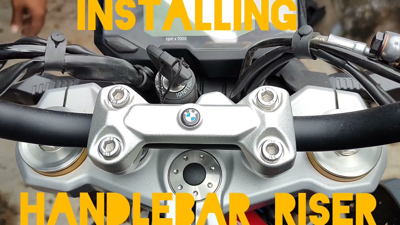 bmw G310r handlebar riser