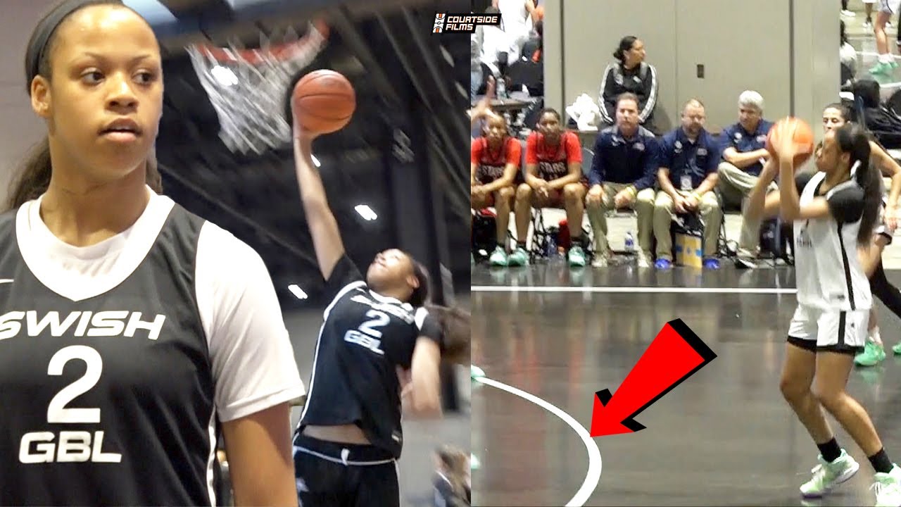 SHAQ'S DAUGHTER IS DUNKING + NBA RANGE!! 16-Year-Old Me'Arah O'Neal Has TONS of Potential!