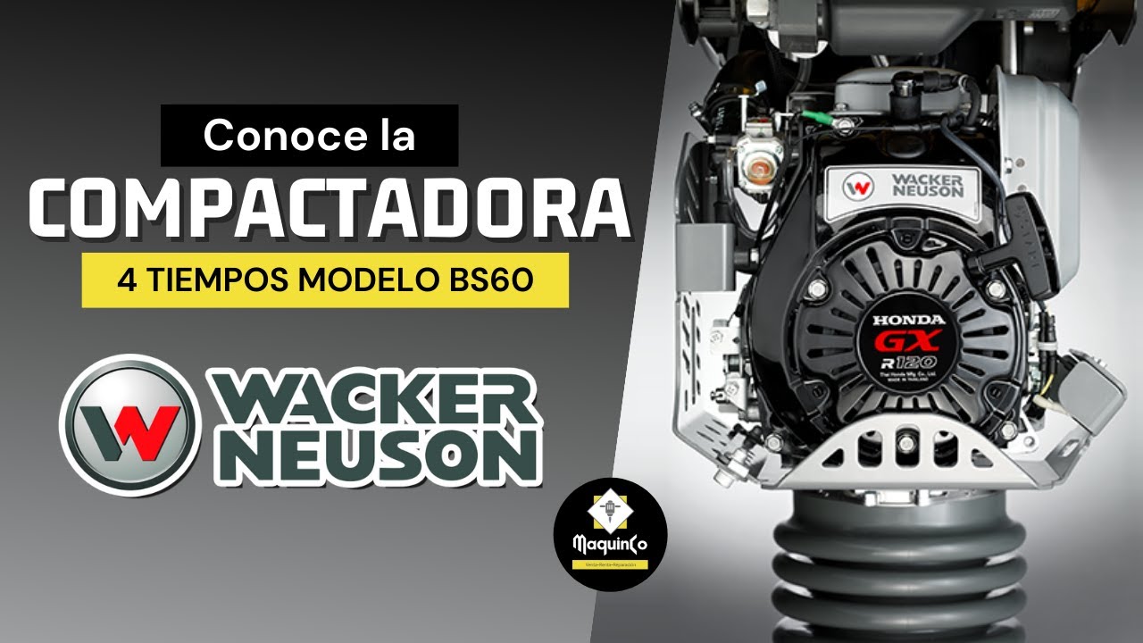 Bailarina compactadora Wacker Neuson BS60 | Maquinco maquinaria