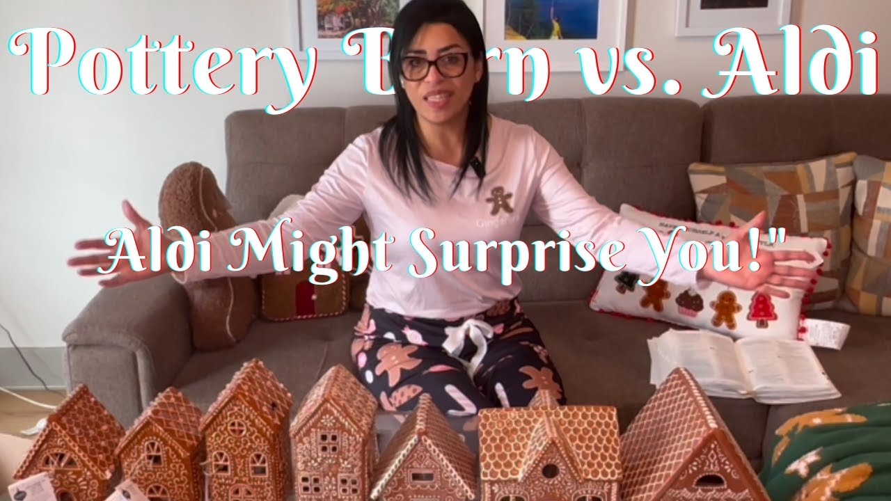 Epic Gingerbread House Battle: Pottery Barn's Pricey vs. Aldi's Budget Delight – Who Wins? 2024