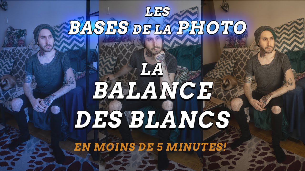 LES BASES DE LA PHOTO - LA BALANCE DES BLANCS