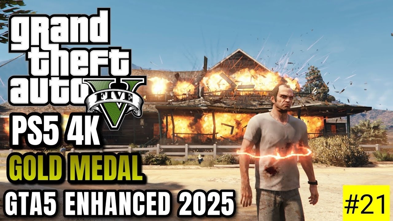 GTA V PS5 Crystal Maze Mission 22 – 100% Gold Medal Walkthrough (4K 60FPS)
