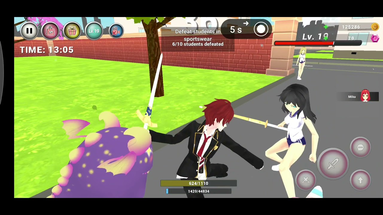 Anime School Simulator Finishing All Mission Joining Gardening Club & Becoming The Master of School