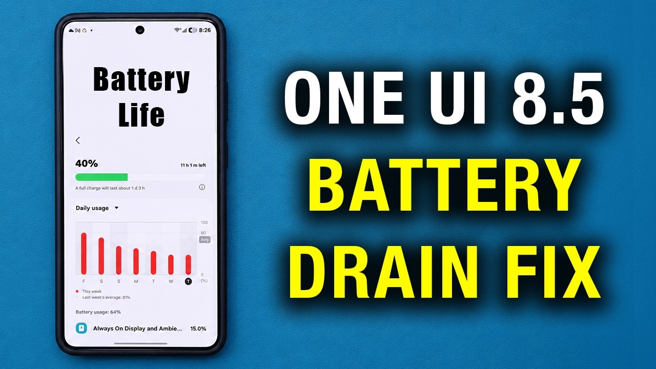Проблема быстрой разрядки батареи в Samsung One UI 8.5 &mdash; как исправить (пошаговая инструкция)