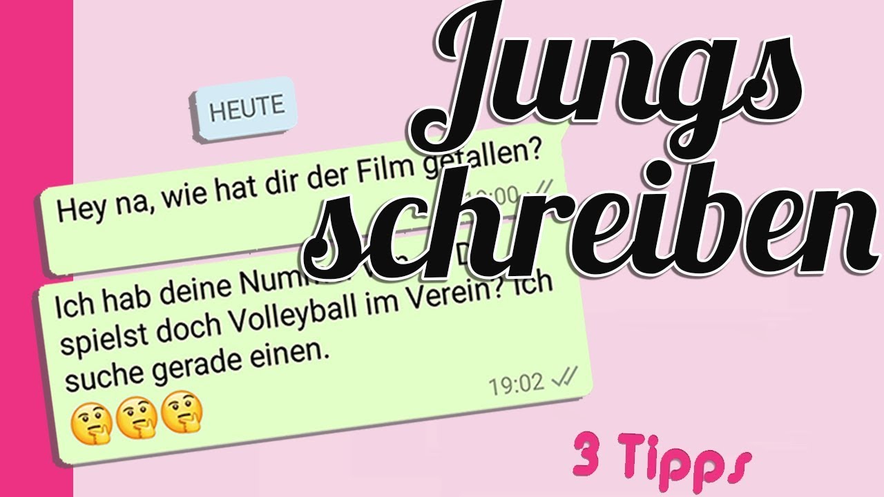 Mit Jungs chatten 🗨🗯/ wie Schwarm schreiben / 3 Tipps für starke Mädchen
