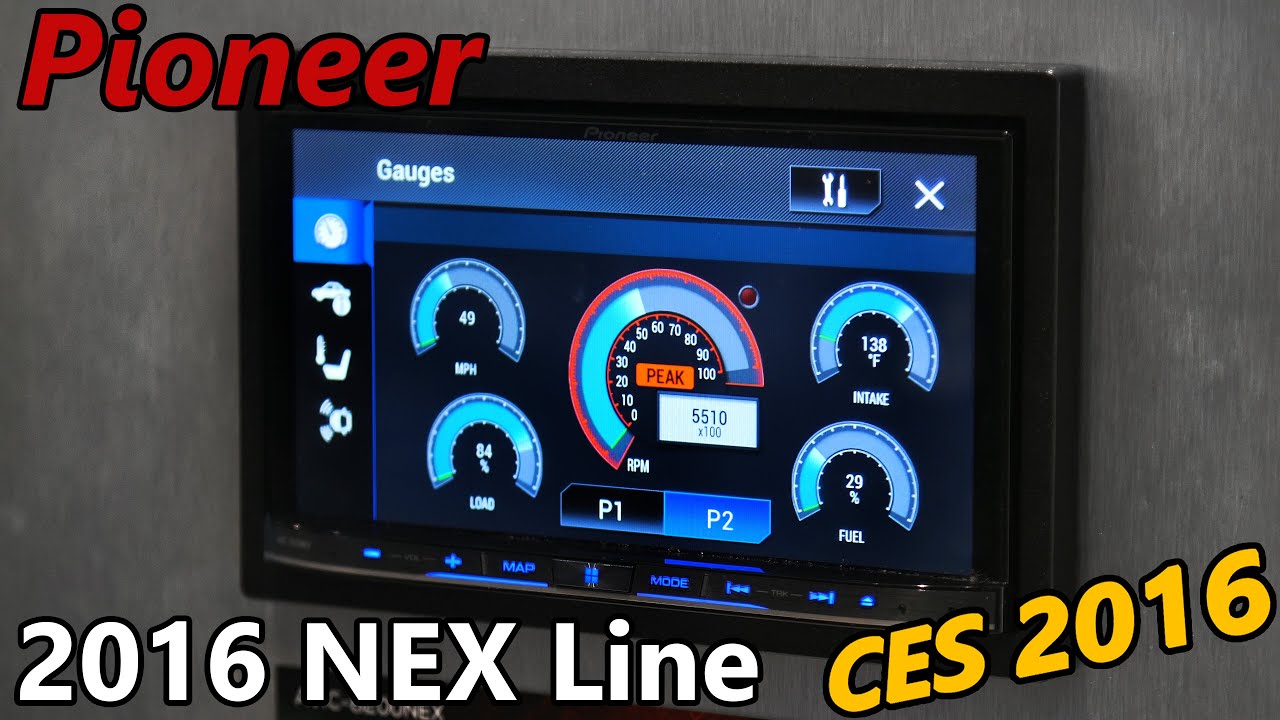 New Pioneer NEX Double DIN Stereos - CES 2016
