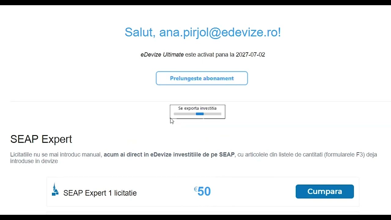 Export și import EDVIO – arhiva programului eDevize