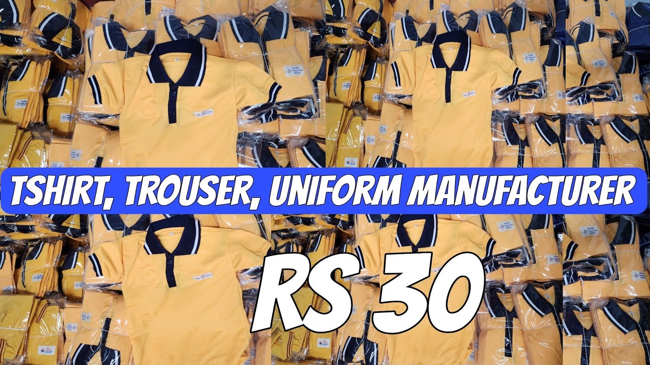 Tshirt, Trouser, Halfpant, Uniform,Manufacturer Kolkata