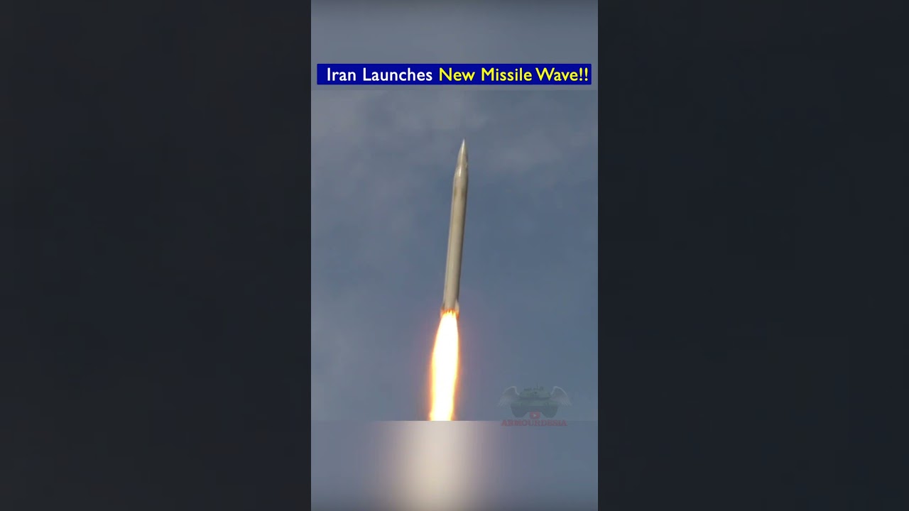 Iran Launches New Wave of Ballistic Missile Toward Israel