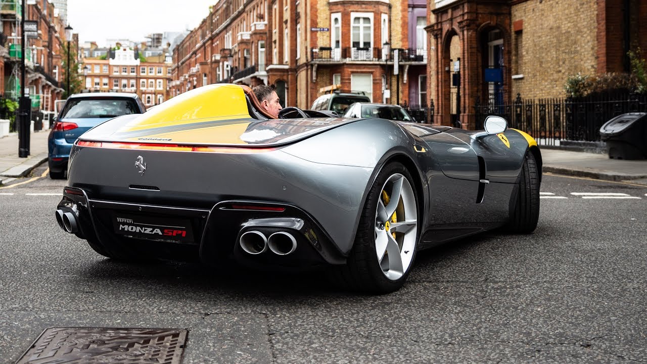 FIRST $1.7 MILLION FERRARI MONZA SP1 DRIVING in LONDON!!
