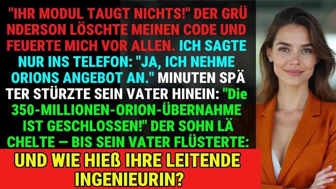 Sie Kündigten Mich Und Löschten Meinen Code – Ich Beendete Ihre 350 Millionen Übernahme