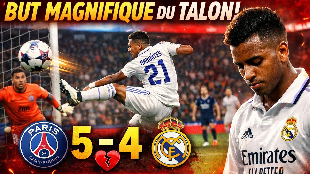 MATCH INCROYABLE À PARIS...LE REAL CRAQUE À LA FIN