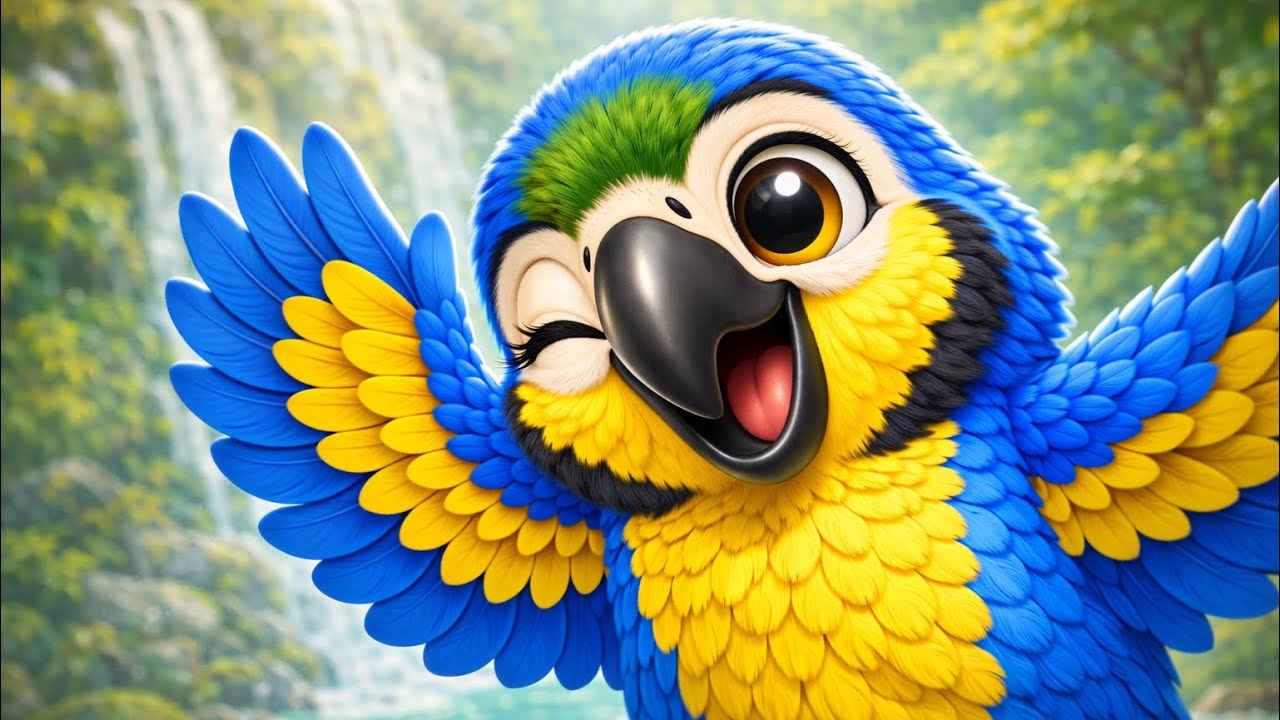 &Iacute;ris de Arco-&Iacute;ris - Azul e Amarelo | M&uacute;sica Infantil