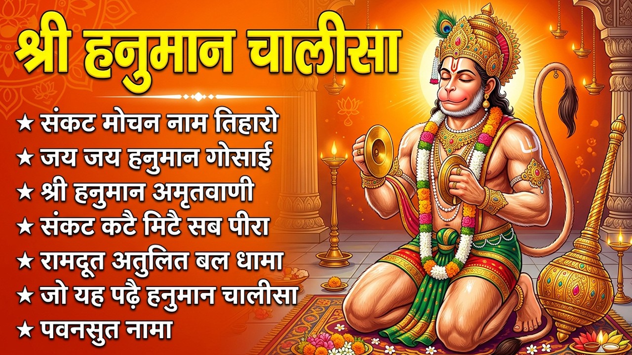 श्री हनुमान चालीसा 🌺🙏 shree hanuman chalisa original video 🙏🌺 gulshan kumar hariharan full hd