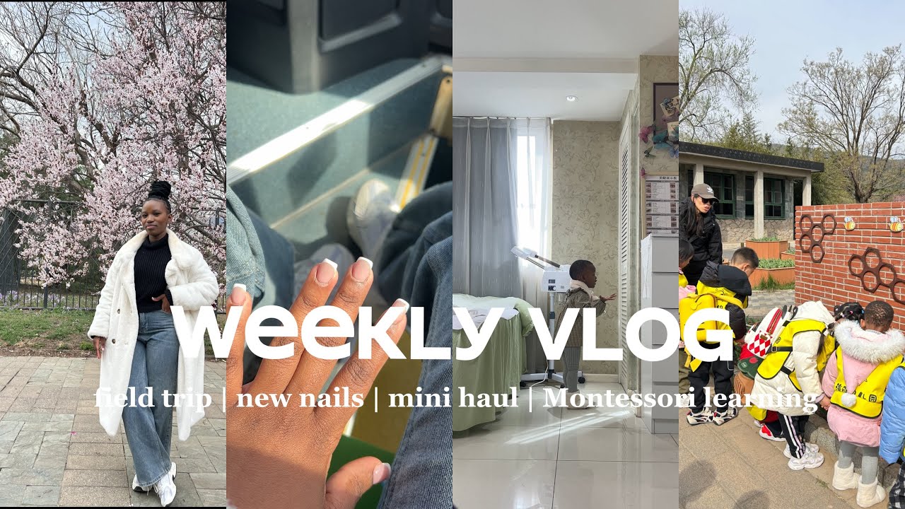 VLOG | field trip | new nails | mini haul | Montessori classroom + more