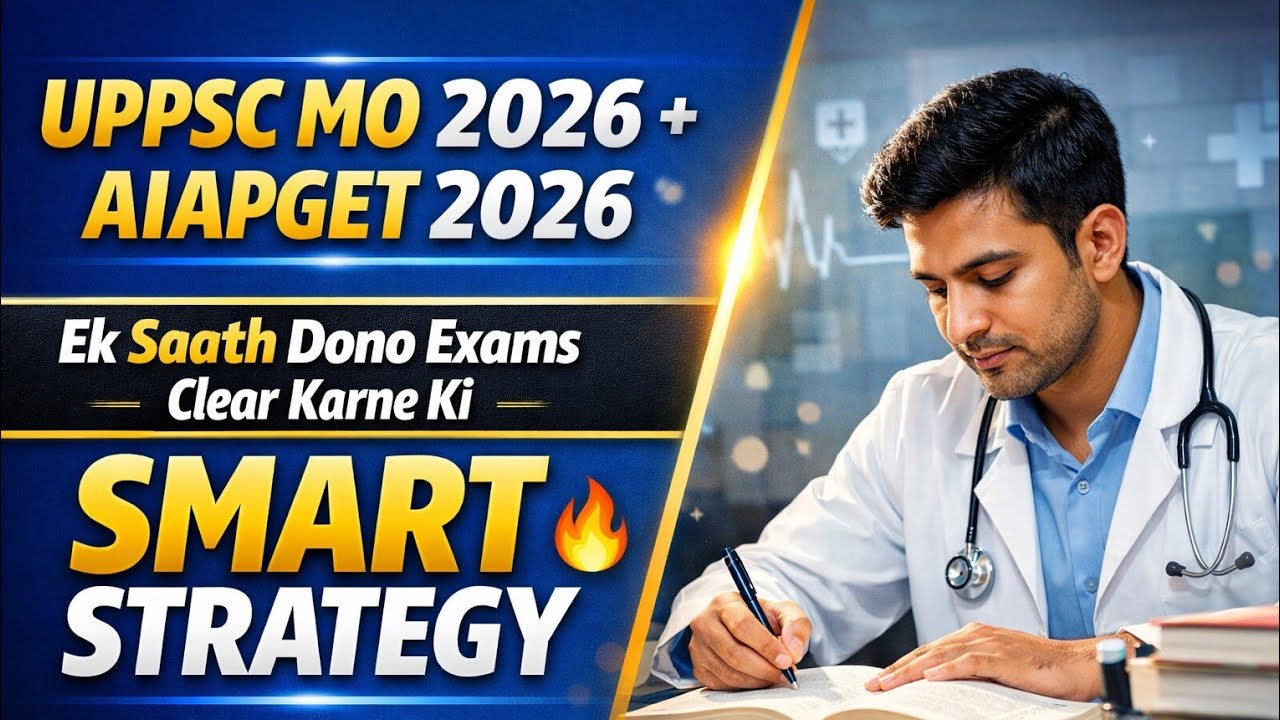 UPPSC MOCH / MO 2026 + AIAPGET 2026 | Ek Saath Dono Exams Clear Karne Ki Smart Strategy 🔥 #ayurveda 