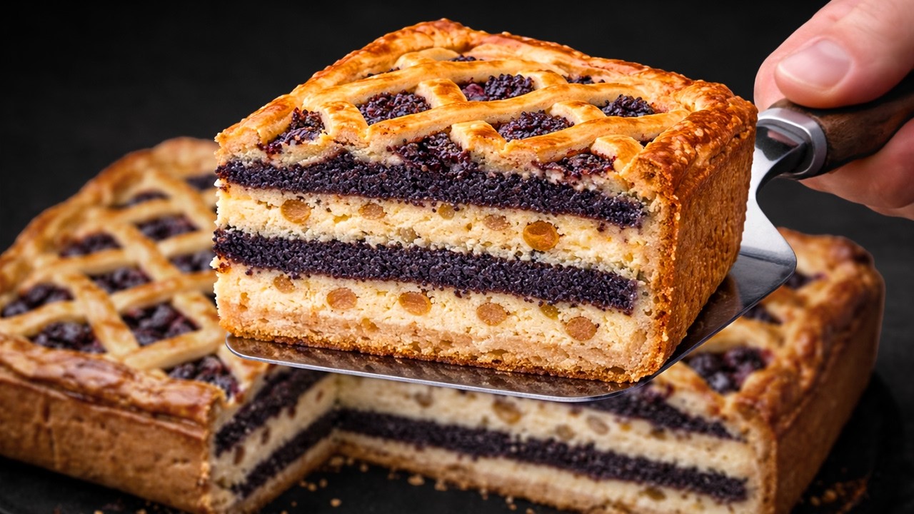 Piekę, podczas gdy czajnik SIĘ GOTUJE! CIASTO 3-warstwowe! ZASTĘPUJE CIASTO/SZYBKO NA HERBATĘ! PROST