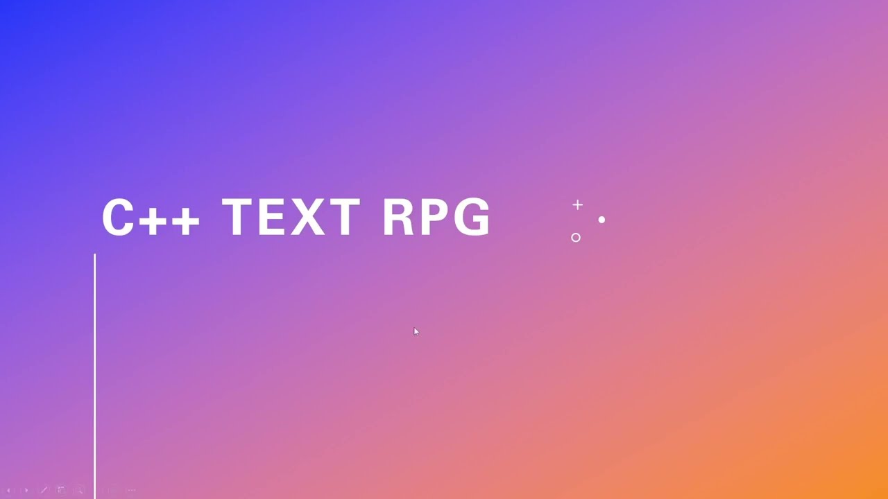 C++ Text RPG (Part 1):  Start a Program and Game Loop