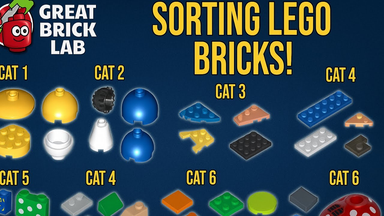 How to sort Lego for a massive warehouse of part to build with or sell!