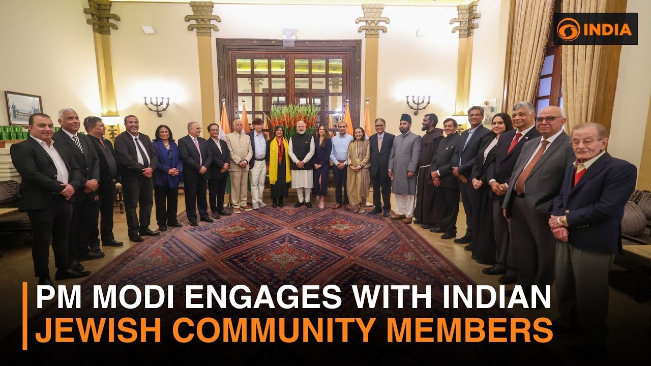 PM Modi Engages with Indian Jewish Community Members