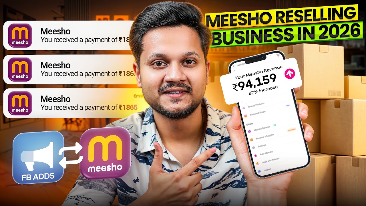 How To Start Meesho Reselling Business in 2026 | Facebook Ads Strategy 🔥