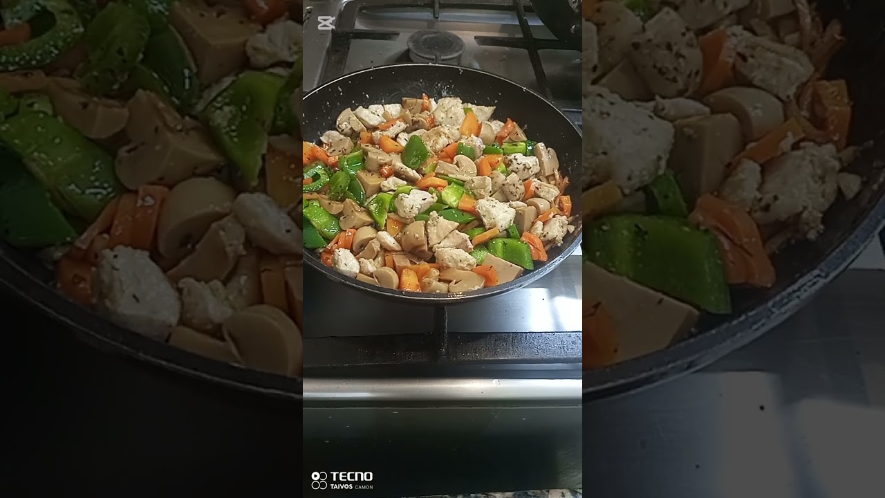 Chicken vegetable mushroom Fry 