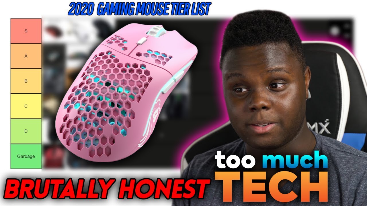 2020 BRUTALLY HONEST GAMING MICE TIER LIST - Too Much Tech