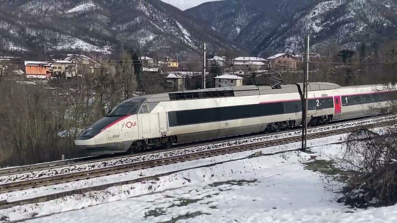 Treni nella neve a Rigoroso (Arquata Scrivia) 10-2-2025