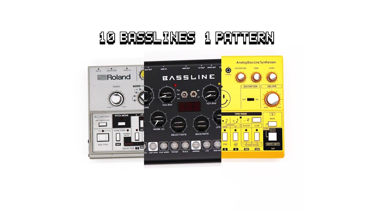 10 Basslines 1 Pattern