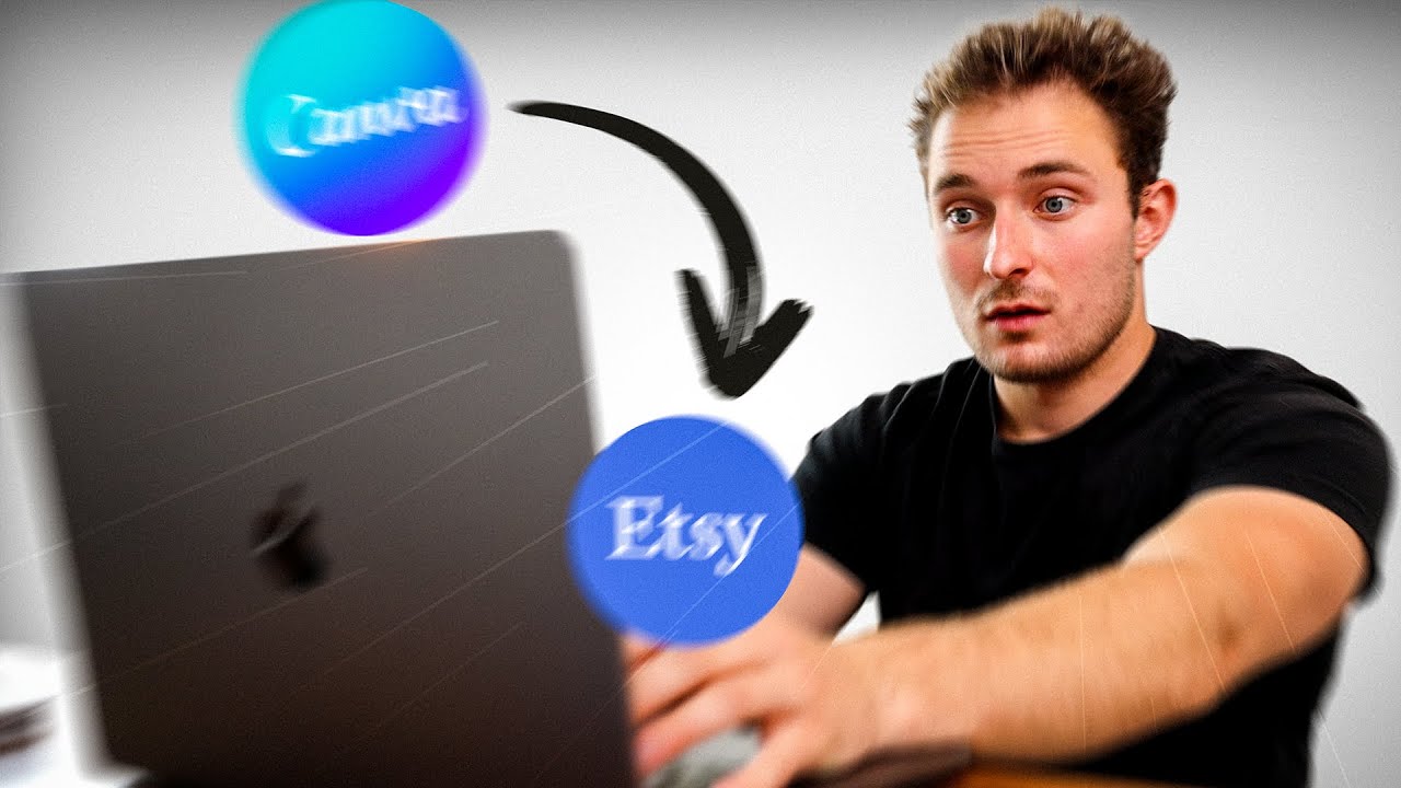 Как я разместил 100 товаров «Печать по запросу» на Etsy за 1 час