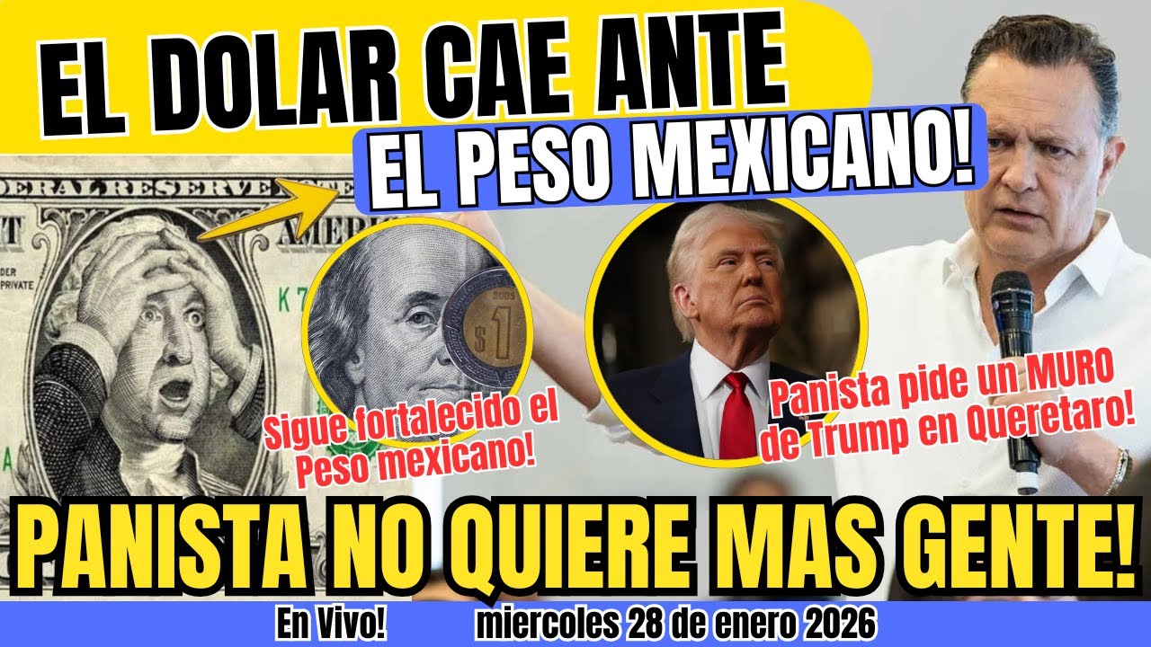 El Dólar CAE y a Trump NO le Importa! México gana
