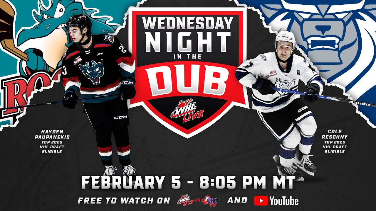 Wednesday Night in The Dub: Kelowna Rockets at Victoria Royals – February 5, 2025
