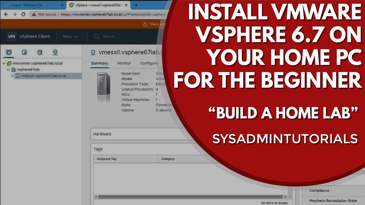 Как создать домашнюю лабораторию VMware Workstation vSphere 6.7 | Для начинающих