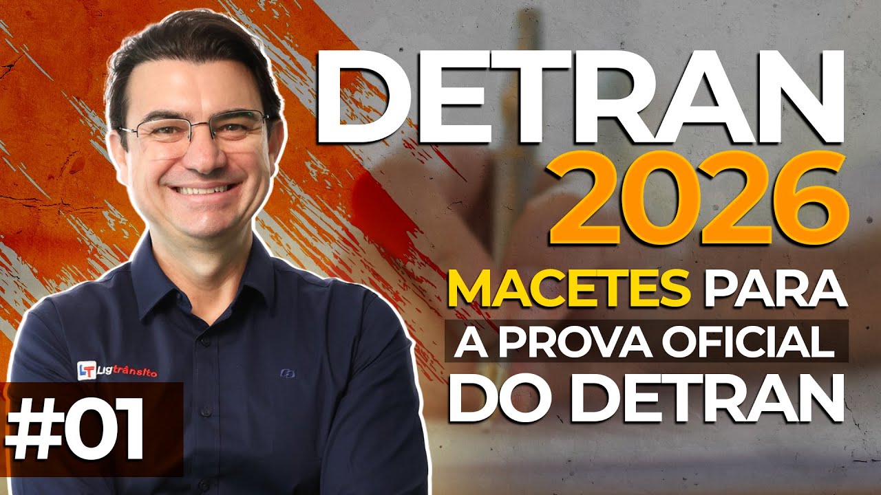 Super Macetes Para a prova Oficial do DETRAN #01 #legtransito #ronaldocardoso