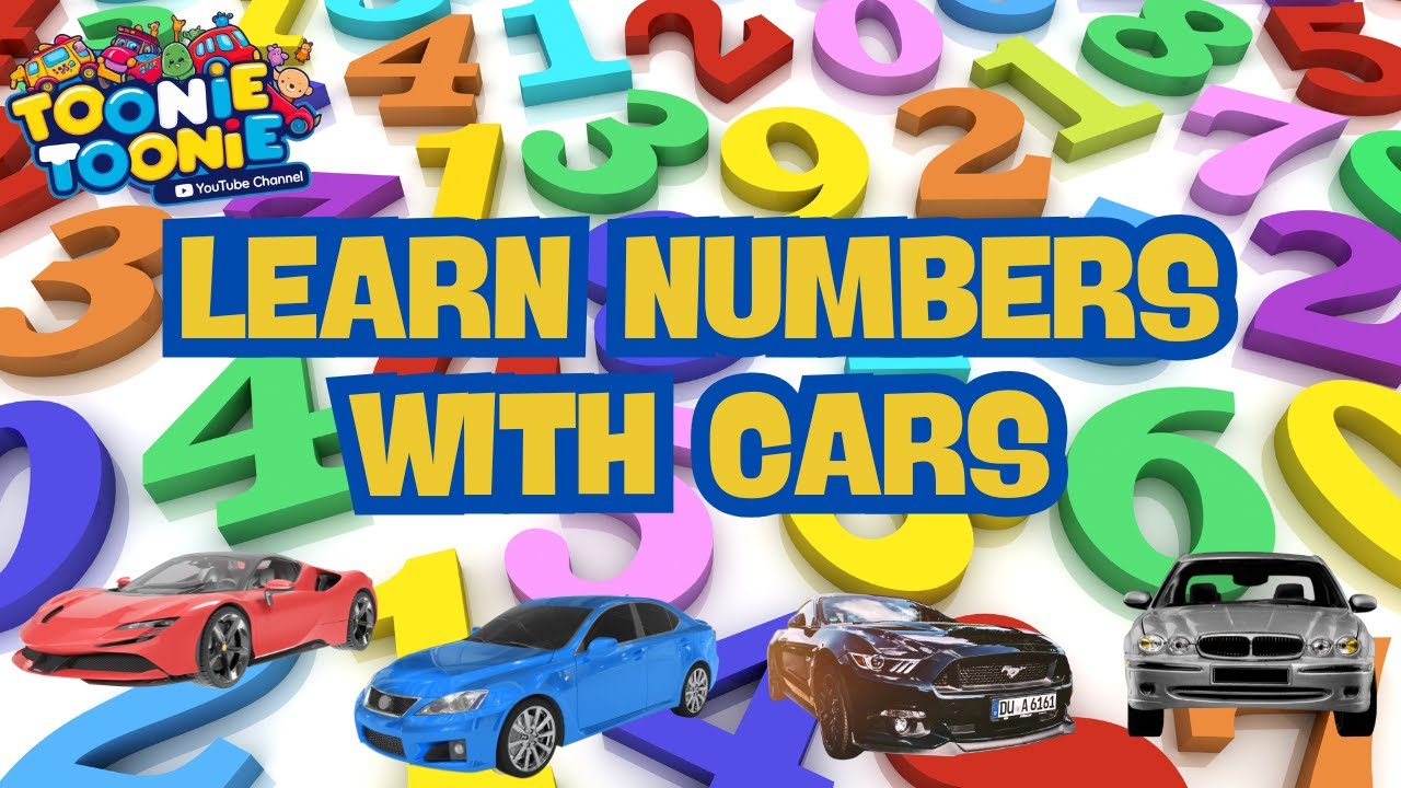 Learn to Count with Cars | Colorful Numbers 1-10 for Kids