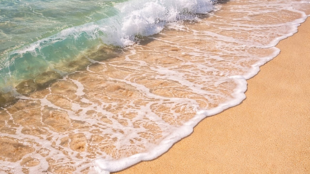 Peaceful Ocean Waves at Night  Deep Sleep, Study, Relaxation