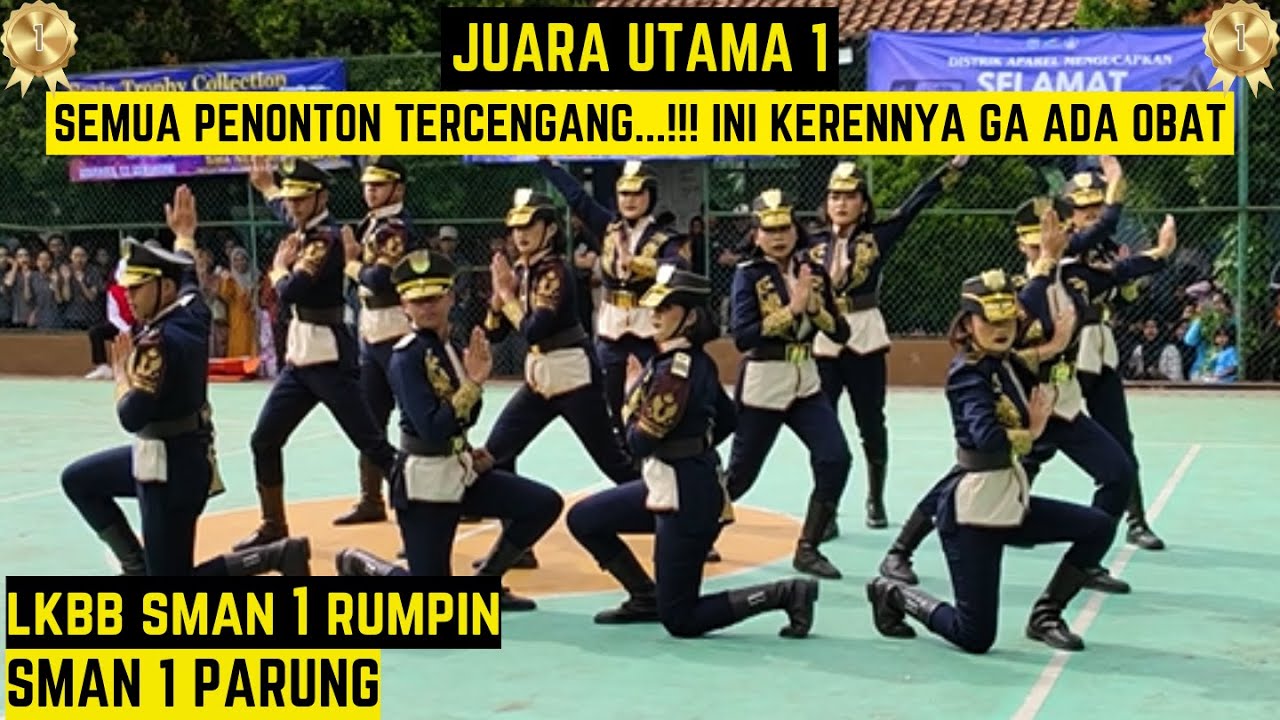 PENONTONG TERCENGANG...!!! JUARA UTAMA 1 - PASKIBRA SMAN 1 PARUNG - LKBB SMAN 1 RUMPIN